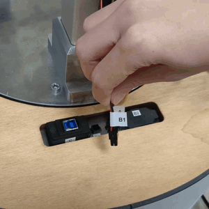 Connect battery