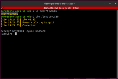 tio connection terminal