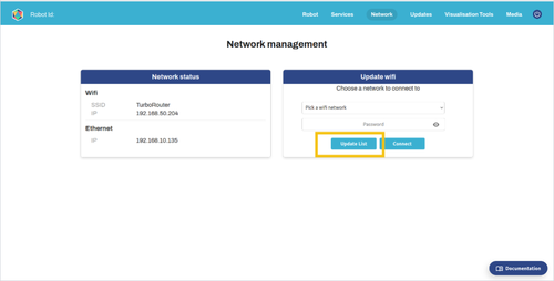 Update Wifi List