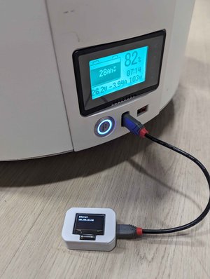 LCD screen plugged